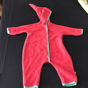 Zutano baby onsie with hood